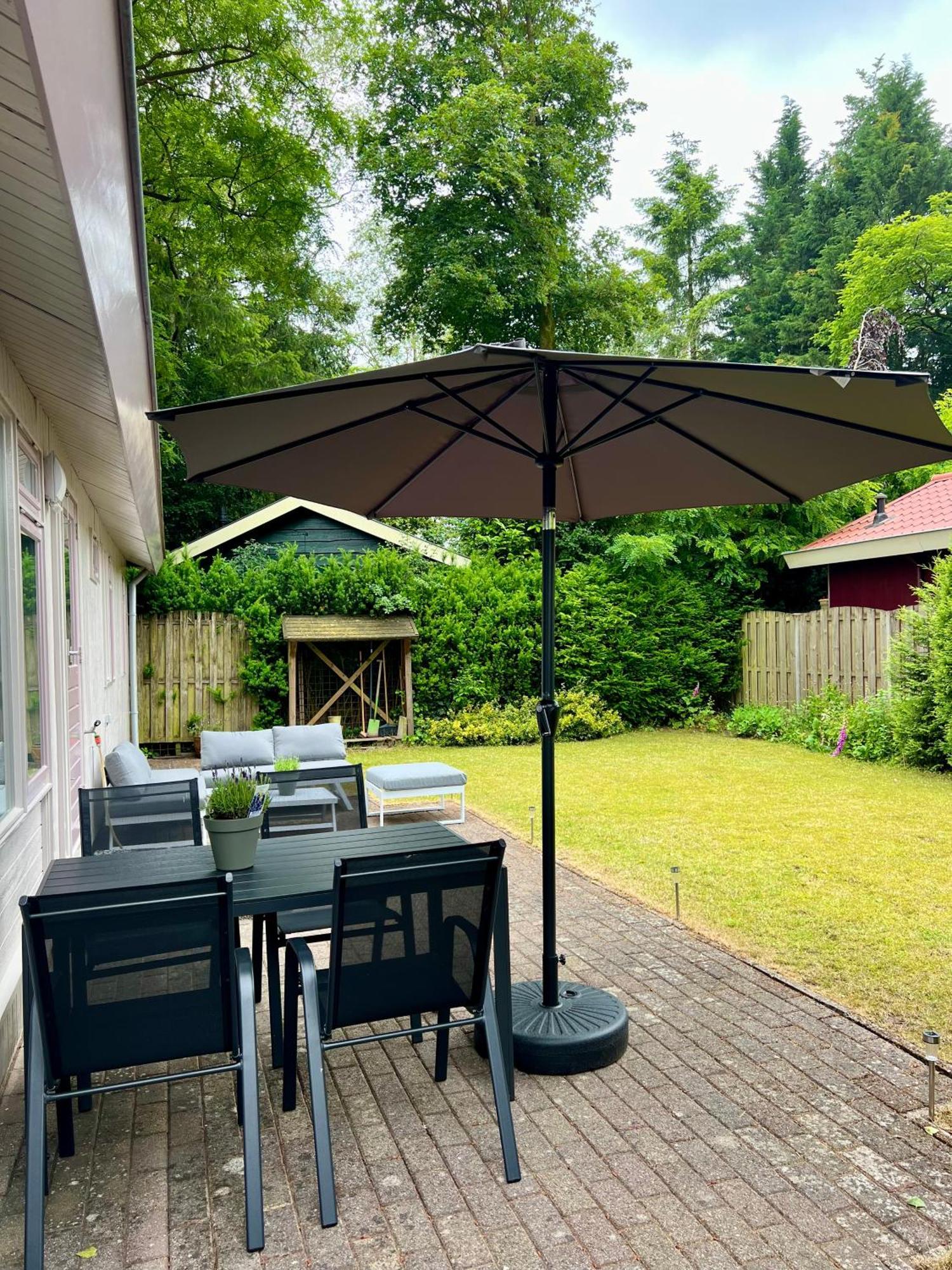 Luxe Boshuisje Met Prive Wellness & Jacuzzi Op De Veluwe 埃尔默洛 外观 照片