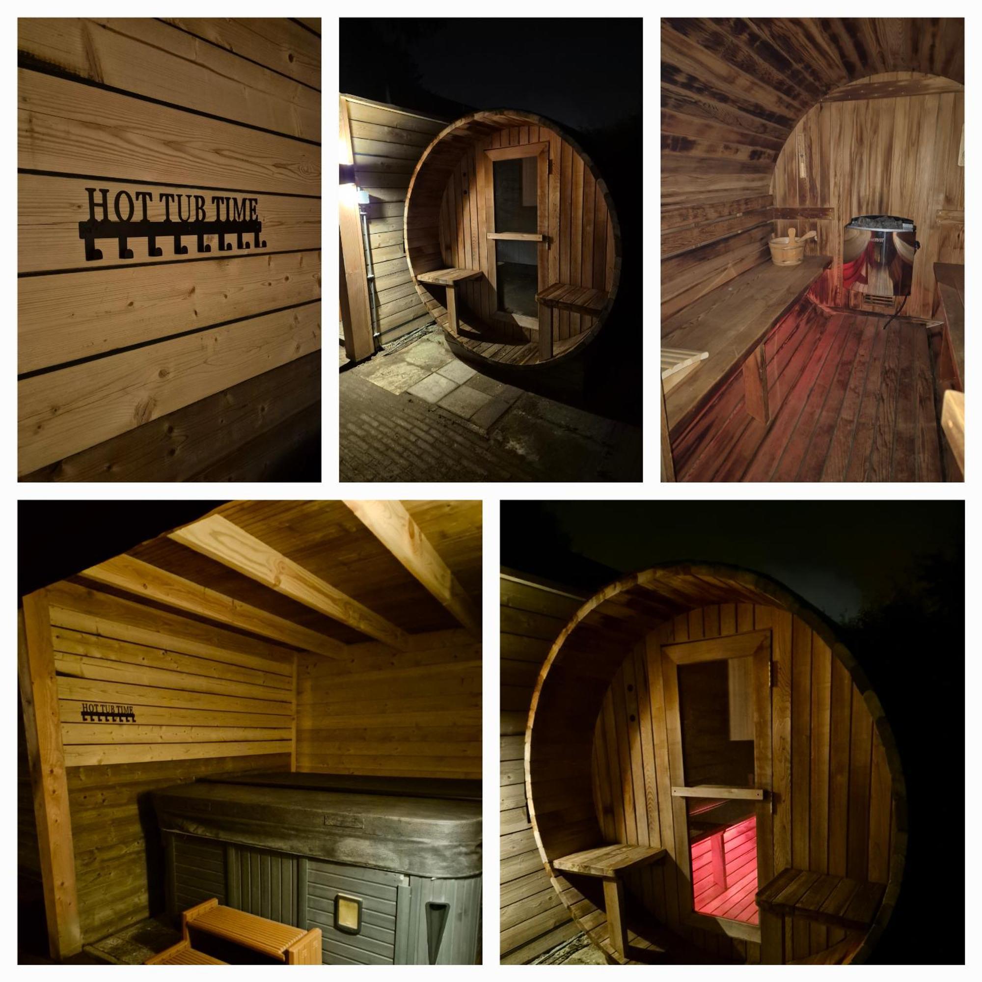 Luxe Boshuisje Met Prive Wellness & Jacuzzi Op De Veluwe 埃尔默洛 外观 照片